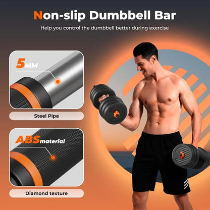 Adjustable Fitness Dumbbells Equipment Set
